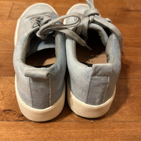 Zara Trafaluc Blue Suede Platform Creepers - Picture 4 of 6